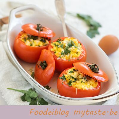 Gevulde tomaten met ei