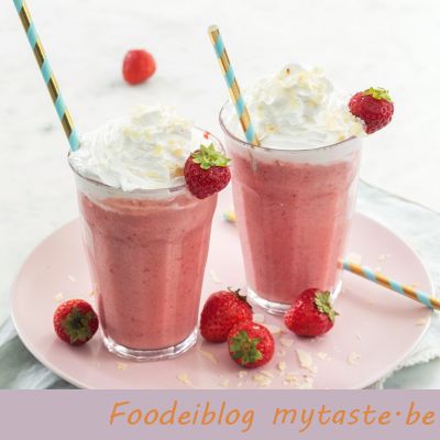 milkshake-aardbeien