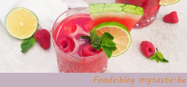 Zelfgemaakte limonade met watermeloen