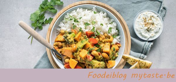 Vegetarische groente curry
