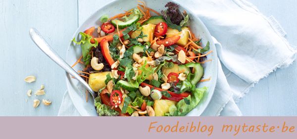 Thaise salade met ananas