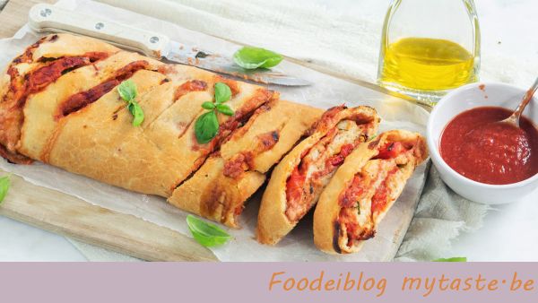 Stromboli (opgerolde pizza)